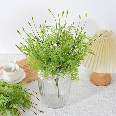 Product: DFWZMQTG Simulated Lavender Green Artificial Flower Home Flower Arrangement Outdoor Decoration Wedding Celebration(D)