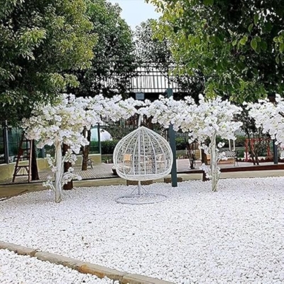 Silky Flower Store Artificial Cherry Blossom Tree, Real Wood Stems Wedding Party Decor, Faux Floral Hanging Arrangement 20.5cm 8 8 Product: Cherry Blossom Tree Real Wood Stems - Stunning Artificial Replica for Wedding and Party Decor