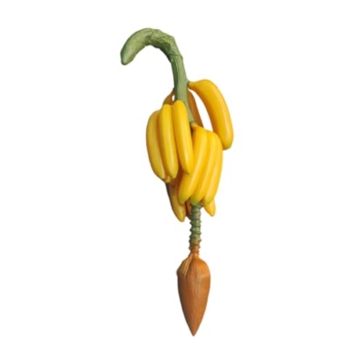 Product: Artificial Banana Simulation Fruit Decorative Banana Bunch Faux Fruit Prop for Kindergarten Early Childhood Centers Farmhouse, Yellow