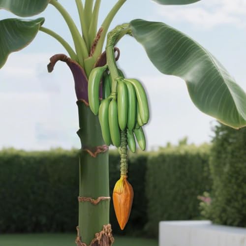 Product: Artificial Banana String Harvest Decoration Realistic Ornament Simulation Fruit for Restaurant Harvest Festival Art Painting, Green
