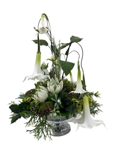 Product: Artificial Life Like Winter Centerpiece Arrangement,Spring Artificial Flowers for DIY Wedding Centerpieces Arrangements Party Tables Home Decorations Garland for Table Centerpiece Holiday Party Weddi