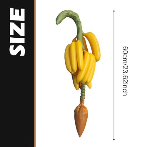 Product: Baoblaze Artificial Banana Simulation Fruit Creative Ornament Faux Fruit Prop Harvest Decoration for Home Early Childhood Centers Home, Yellow