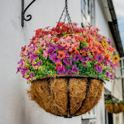 Silky Flower Store Artificial Orange Flowers for Decoration, Faux Garden Balcony Home Décor, 10 Piece Set, 35cm 12 12 Product: Boic 10 Pieces Fake Flowers Outdoor Fake Flowers for Decoration, Artificial Flowers, Fake Flowers Indoor Fake Plants Outdoor for Garden, Balcony, Home, Centerpieces (Orange)