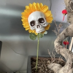 Product: CPYGMXI Artificial Plants Sunflower, Creepy Skull Sunflowers Modeling Simulation Plants Home Garden Decor, Indoor Outdoor Patio Decorations Fake Flowers Art Handicraft Decoration