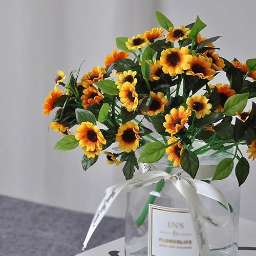 Product: DUYHBAWRS Imitation Flower Mini Sunflower Mini Inset Decoration Decoration, Living Room Small Ornaments