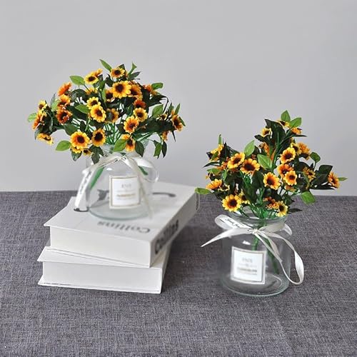 Product: DUYHBAWRS Imitation Flower Mini Sunflower Mini Inset Decoration Decoration, Living Room Small Ornaments