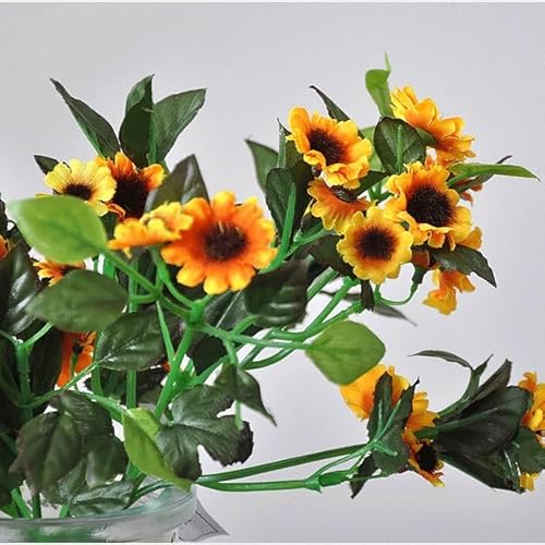 Product: DUYHBAWRS Imitation Flower Mini Sunflower Mini Inset Decoration Decoration, Living Room Small Ornaments