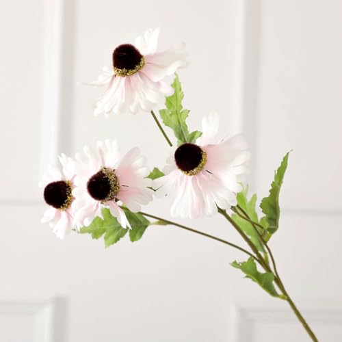 Product: DUYHBAWRS Simulated Bouquet of 4-pronged Sunflowers, Home Decoration, Artificial Flowers, Wedding Props(C)