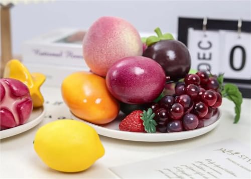 Product: ERJGIKL Artificial Fruits Artificial Fruits 20 Pcs Pack, Fake Fruits for Home Decor, Simulation Fruit Set, Party Chirstmas Decortion