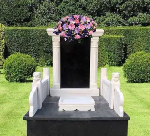 Product: Exotic Dried Flower Bouquet 33" Pink Cemetery Flowers,Artificial Mother Day Grave Flower for Cemetery Grave Tombstone Decorations