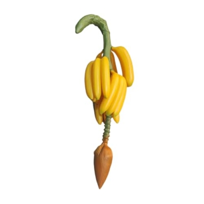 Product: Fenteer Artificial Banana String Harvest Decoration Creative Decorative Simulation Fruit Decorative Banana Bunch for Home, Yellow