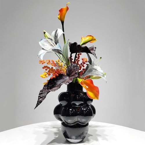 Product: Floral Installations Artificial Calla Lily Bouquet Glass Flower Arrangement Soft Decoration Table Decoration Modern Simulation Flower Set Party Decoration