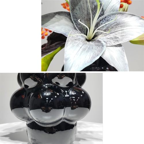 Product: Floral Installations Artificial Calla Lily Bouquet Glass Flower Arrangement Soft Decoration Table Decoration Modern Simulation Flower Set Party Decoration