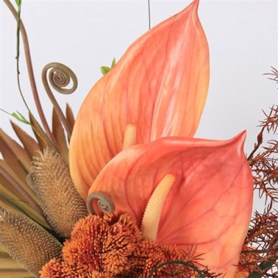 Product: Floral Installations Artificial Flower Art Set Dining Table Coffee Table Centerpieces Fake Flower Arrangement Creative Irregular Metal Vase Party Decoration(1)