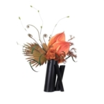 Product: Floral Installations Artificial Flower Art Set Dining Table Coffee Table Centerpieces Fake Flower Arrangement Creative Irregular Metal Vase Party Decoration(1)