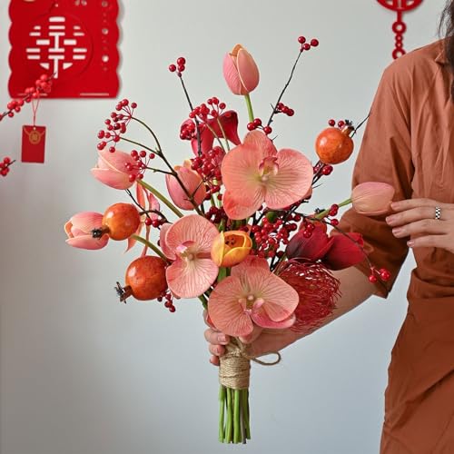 Product: Floral Installations Artificial Flowers Wedding Bouquet Silk Flowers Living Room Flower Arrangement Table Home Decorations Arrangements Party Decoration