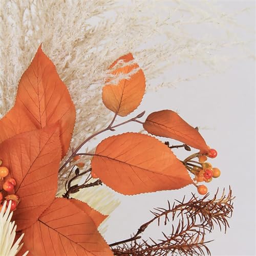 Product: Floral Installations Ceramic Flowerware Chinese Simulation Flower Set Orange Floral Table TV Cabinet Arrangement Artificial Flower Bouquet Party Decoration