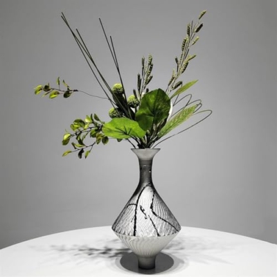 Product: Floral Installations Chinese Zen Ceramic Simulation Flower Art Restaurant Tea Table Arrangement Artificial Bouquet Creative Flowers Party Decoration
