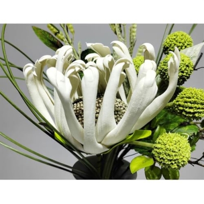 Product: Floral Installations Chinese Zen Ceramic Simulation Flower Art Restaurant Tea Table Arrangement Artificial Bouquet Creative Flowers Party Decoration