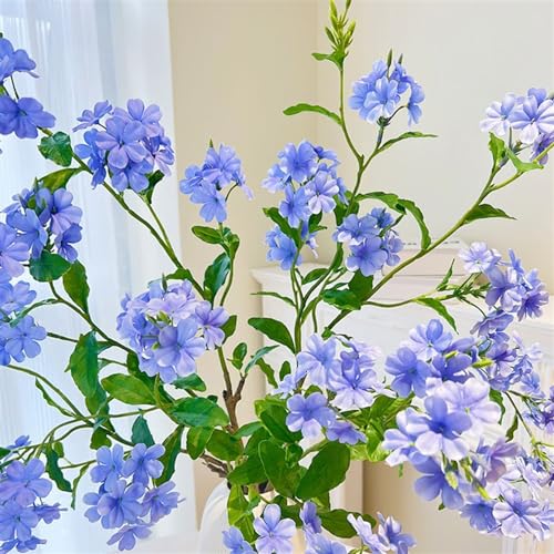 Product: Floral Installations Fake Flowers Living Room Arrangements High-Grade Table Centerpieces Artificial Blue Bouquet Simulated Flowers Party Decoration