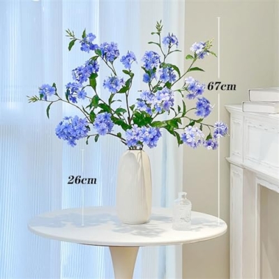 Product: Floral Installations Fake Flowers Living Room Arrangements High-Grade Table Centerpieces Artificial Blue Bouquet Simulated Flowers Party Decoration
