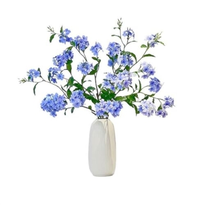 Product: Floral Installations Fake Flowers Living Room Arrangements High-Grade Table Centerpieces Artificial Blue Bouquet Simulated Flowers Party Decoration