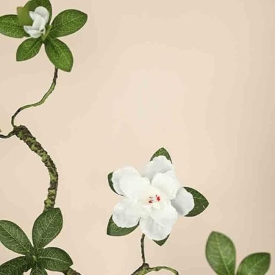 Product: Floral Installations Living Room Decoration Simulation Azalea Fake Flower Arrangement Ceramic White Vase Party Decoration