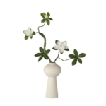 Product: Floral Installations Living Room Decoration Simulation Azalea Fake Flower Arrangement Ceramic White Vase Party Decoration
