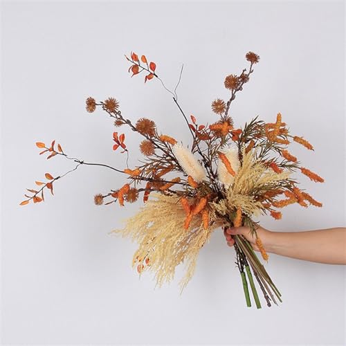 Product: Floral Installations Living Room Table Decoration Arrangement Light Luxury Simulation Flower Set Artificial Flower Glass Vase Party Decoration