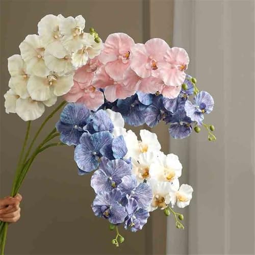 Product: Floral Installations Pink Phalaenopsis Simulation Flowers Single Fake Flowers Living Room Flower Arrangement Desktop Party Decoration