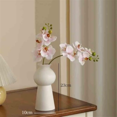 Product: Floral Installations Pink Phalaenopsis Simulation Flowers Single Fake Flowers Living Room Flower Arrangement Desktop Party Decoration