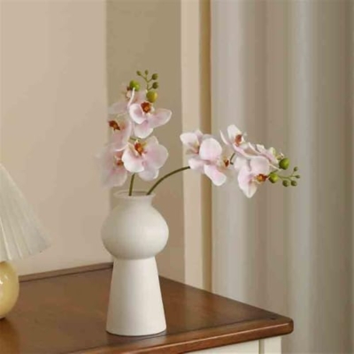Product: Floral Installations Pink Phalaenopsis Simulation Flowers Single Fake Flowers Living Room Flower Arrangement Desktop Party Decoration