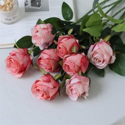 Product: Floral Installations Premium Bulgarian Rose Artificial Flower Arrangement for Living Room and Dining Table Decoration Party Decoration