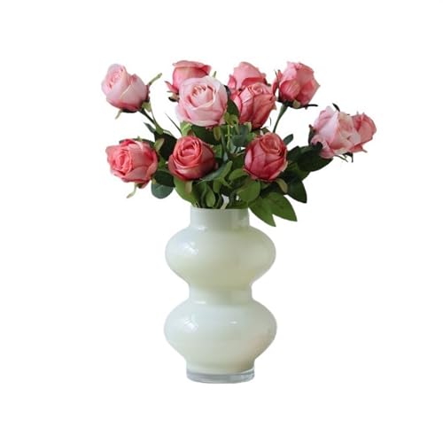 Product: Floral Installations Premium Bulgarian Rose Artificial Flower Arrangement for Living Room and Dining Table Decoration Party Decoration