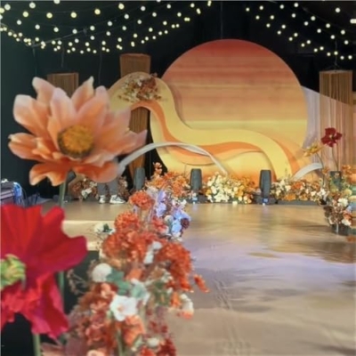 Product: Gigantic Artificial Sunflowers with Adjustable Stand, Life-Size Decorative Flowers for Weddings & Events, Set of 3