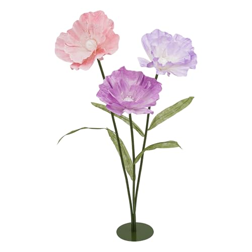 Product: GUIAFUHYE 62.99 in Tall Huge Artificial EVA Tulip Flower,Three-Headed Artificial Tulips Flowers for Birthday, Party Banquet Background Wedding Reception (Light Purple, Red Purple, Light Pink)