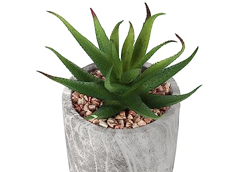 Product: IJOWEEN Charming Succulent Set for a Refreshing Indoor Vibe, Low Faux Plants in Stylish Grey Cement Pots, for Home Decor