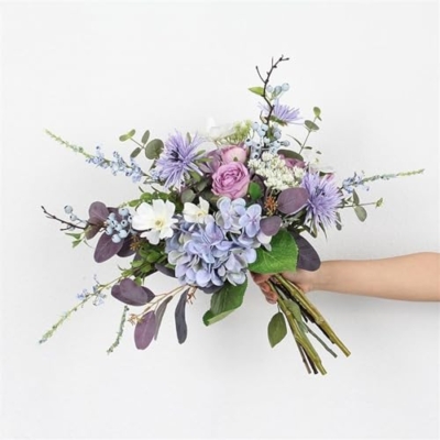 Product: LIAN16PENG Floral Installations Hydrangea Simulation Flower Bouquet Creative Artificial Flowers Living Room Decoration Photography Handbags Fake Flowers Party Decoration