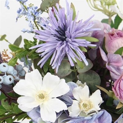 Product: LIAN16PENG Floral Installations Hydrangea Simulation Flower Bouquet Creative Artificial Flowers Living Room Decoration Photography Handbags Fake Flowers Party Decoration