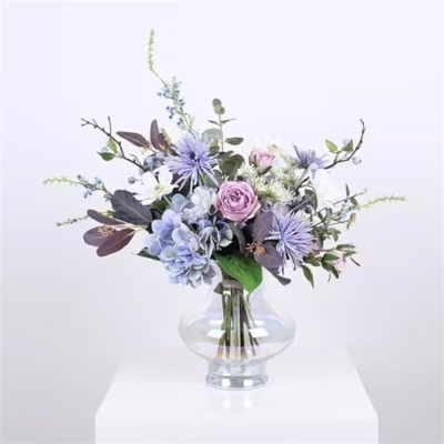 Product: LIAN16PENG Floral Installations Hydrangea Simulation Flower Bouquet Creative Artificial Flowers Living Room Decoration Photography Handbags Fake Flowers Party Decoration