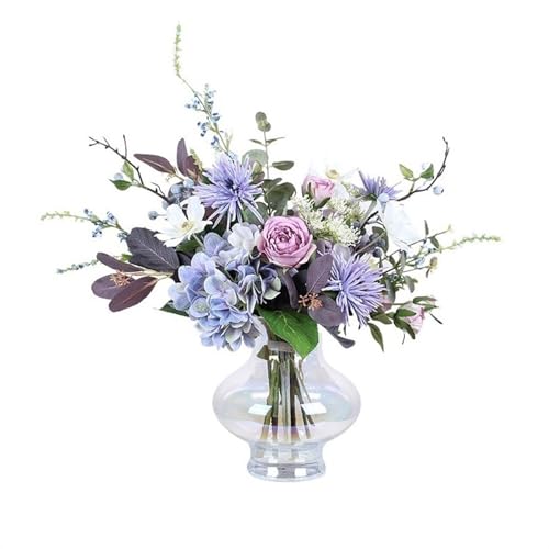 Product: LIAN16PENG Floral Installations Hydrangea Simulation Flower Bouquet Creative Artificial Flowers Living Room Decoration Photography Handbags Fake Flowers Party Decoration