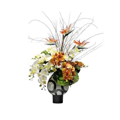 Product: LIAN16PENG Floral Installations Simulation Plant Bonsai Decorative Artificial Flower Bouquet Creative Flowers Coffee Table Desktop Soft Furnishing Ornaments Party Decoration