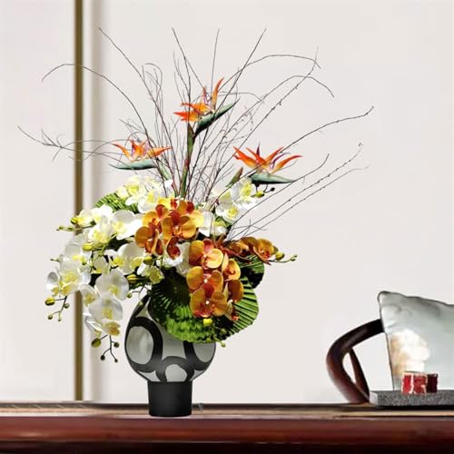 Product: LIAN16PENG Floral Installations Simulation Plant Bonsai Decorative Artificial Flower Bouquet Creative Flowers Coffee Table Desktop Soft Furnishing Ornaments Party Decoration