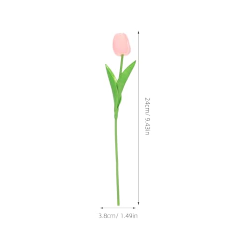 Product: LOGOFUN 48PCS Artificial Flower Stem Lifelike Faux Floral Bouquet for Wedding Festival Party Kitchen Home Decoration - Pink