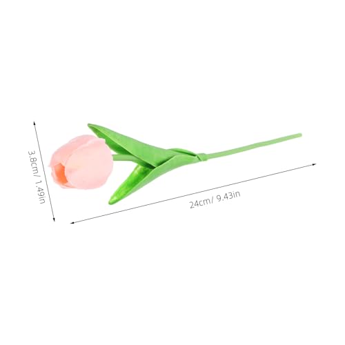 Product: LOGOFUN 48pcs Artificial Tulips Bouquet Lifelike Faux Flowers for Wedding Party Kitchen Home Decor Arrangement