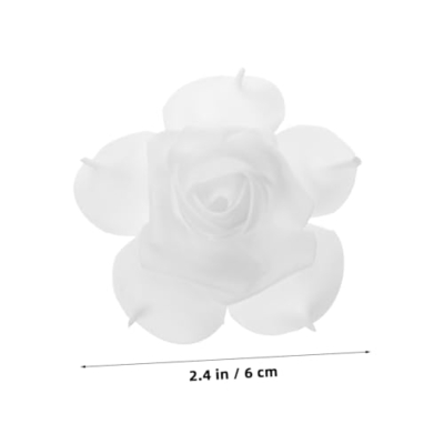Silky Flower Store Artificial Foam Rose Flowers White Wedding Decoration, Ivory Faux Roses Set of 50, 2.7cm 17 17 Product: ROSENICE 50pcs Artificial Foam Rose Flowers for Home Wedding Decoration (White)