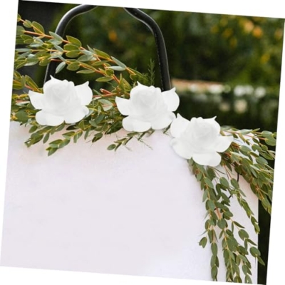 Silky Flower Store Artificial Foam Rose Flowers White Wedding Decoration, Ivory Faux Roses Set of 50, 2.7cm 12 12 Product: ROSENICE 50pcs Artificial Foam Rose Flowers for Home Wedding Decoration (White)