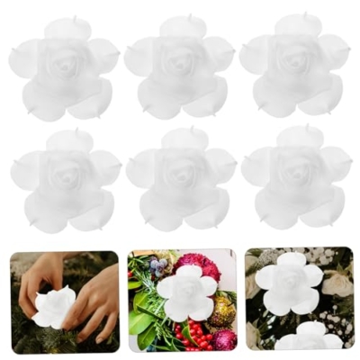 Silky Flower Store Artificial Foam Rose Flowers White Wedding Decoration, Ivory Faux Roses Set of 50, 2.7cm 11 11 Product: ROSENICE 50pcs Artificial Foam Rose Flowers for Home Wedding Decoration (White)