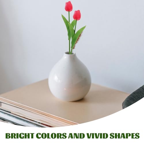 Product: SLCHJXS 12pcs Tulip Artificial Flower Home Decor Plant Decor Tulips Arrangement Bouquet Tulips Photo Prop Faux Tulip Bouquet Outdoor Artificial Flowers Fake T