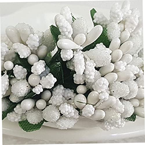 Product: SLCHJXS Fake Flowers Pick Women Finger Watch Hand Decor Coffee Shop Decor Fake Flowers for Decoration Tulips Artificial Flowers Xmas Tree Ornaments Berry Whit, Medium